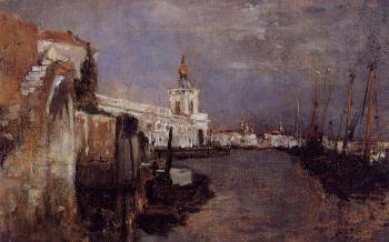 John Henry Twachtman : Canal Venice